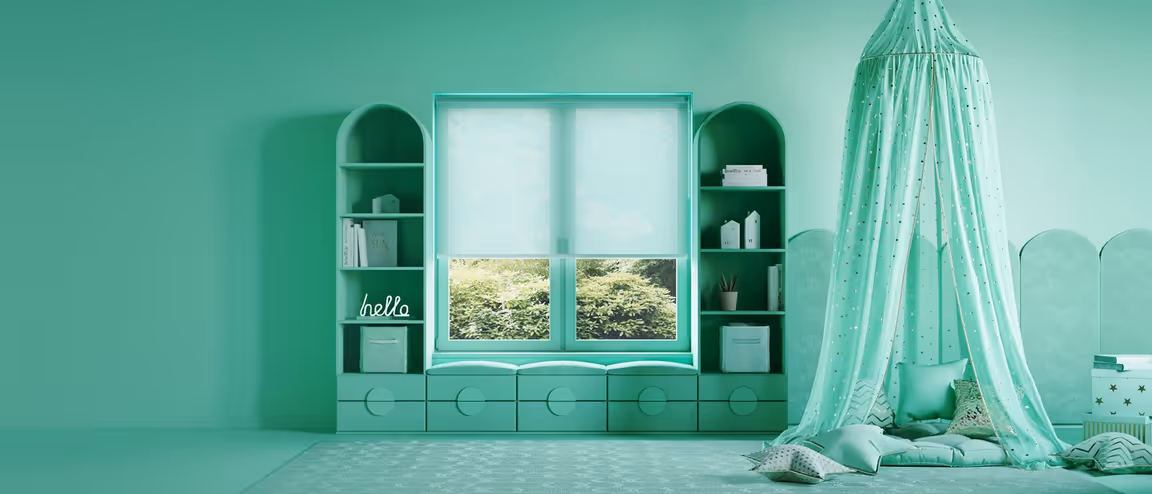 Mint Lifestyle 3D Rendering for Blinds