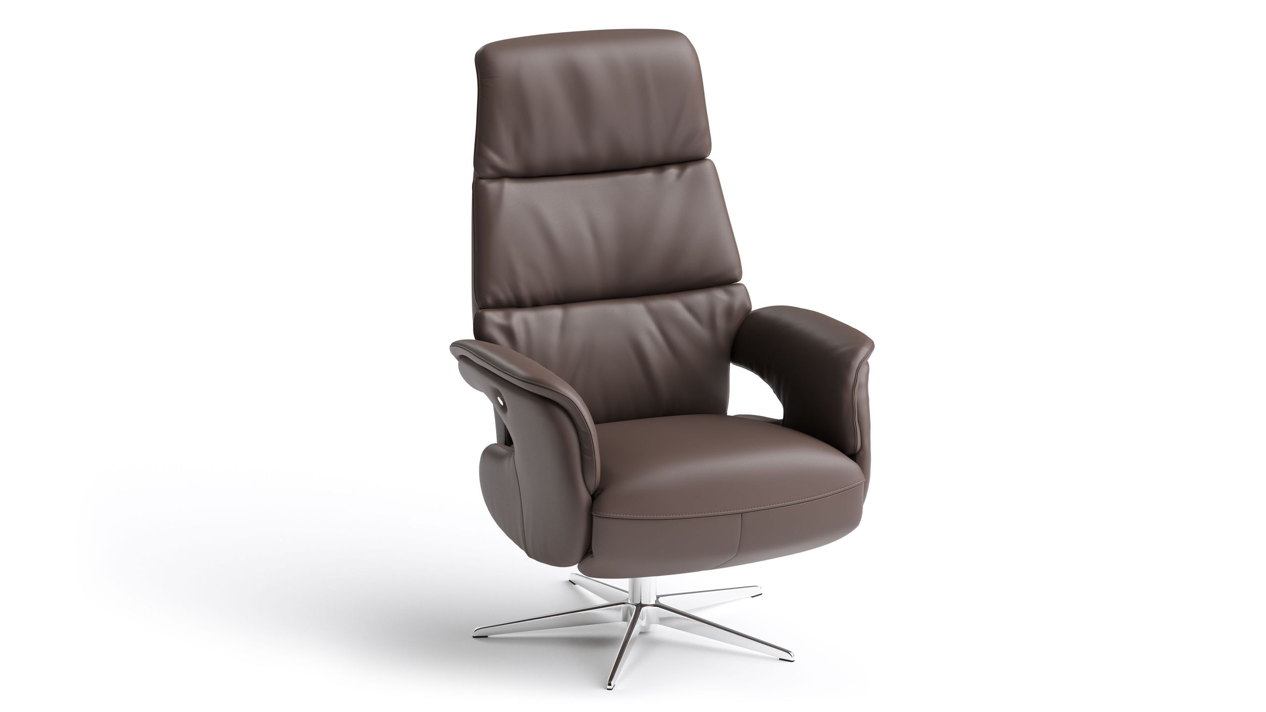 High-quality 3D rendered furniture visualization of a modern chair, showcasing photorealistic product rendering and 3D modeling.