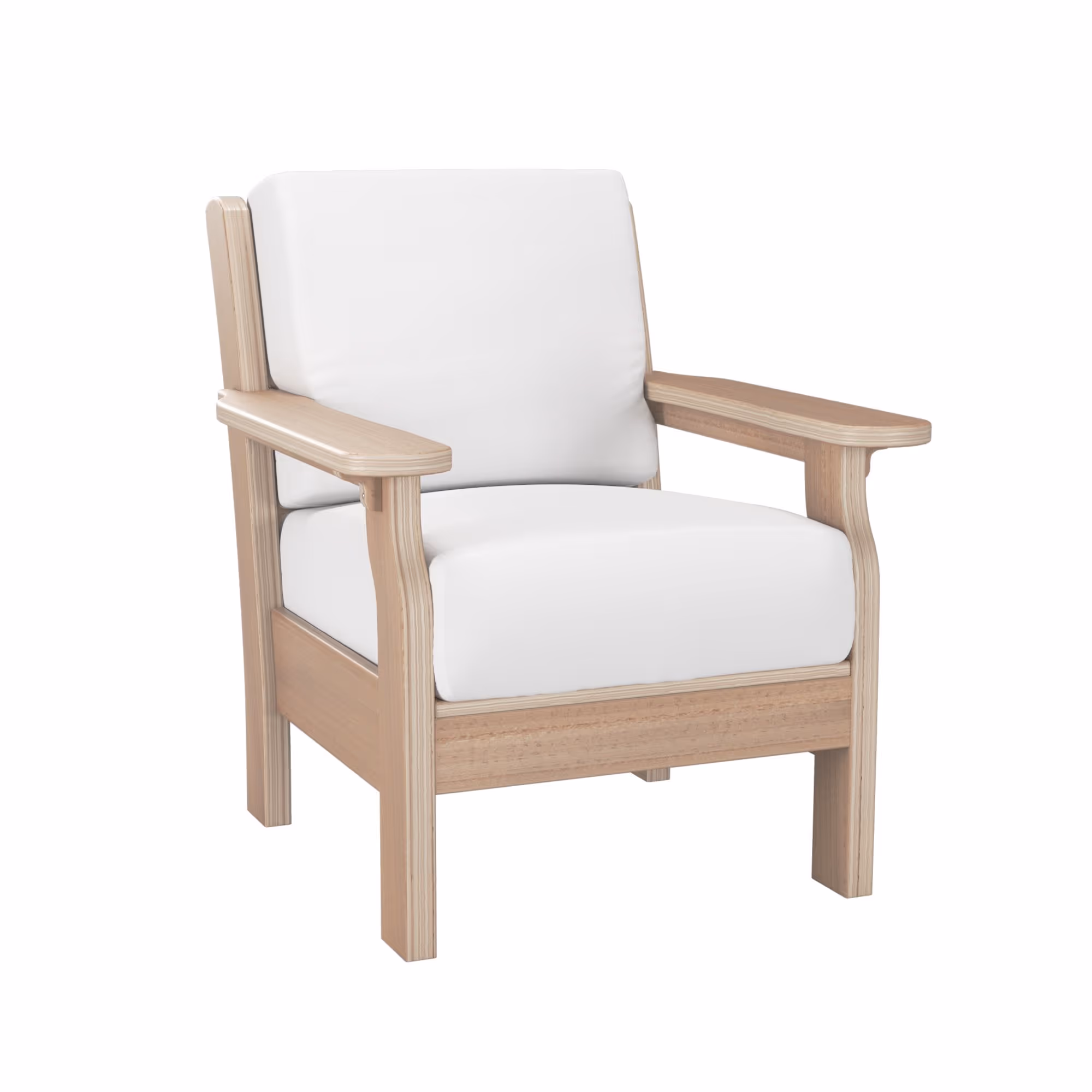 3D Model of an Upholstered Chair
