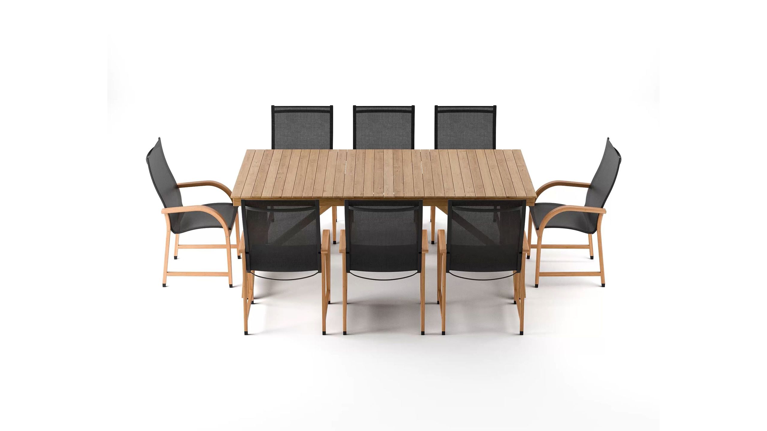 Outdoor Dining Furniture Set CGI