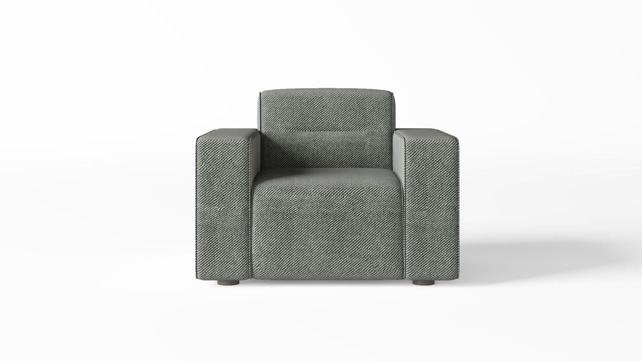 Grey Chair CG Rendering