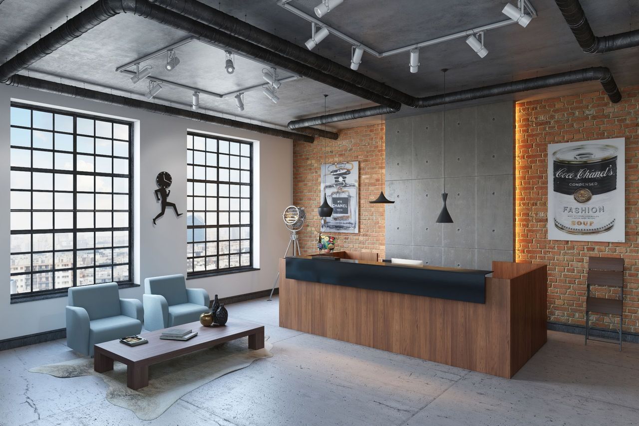 Reception 3D Rendering