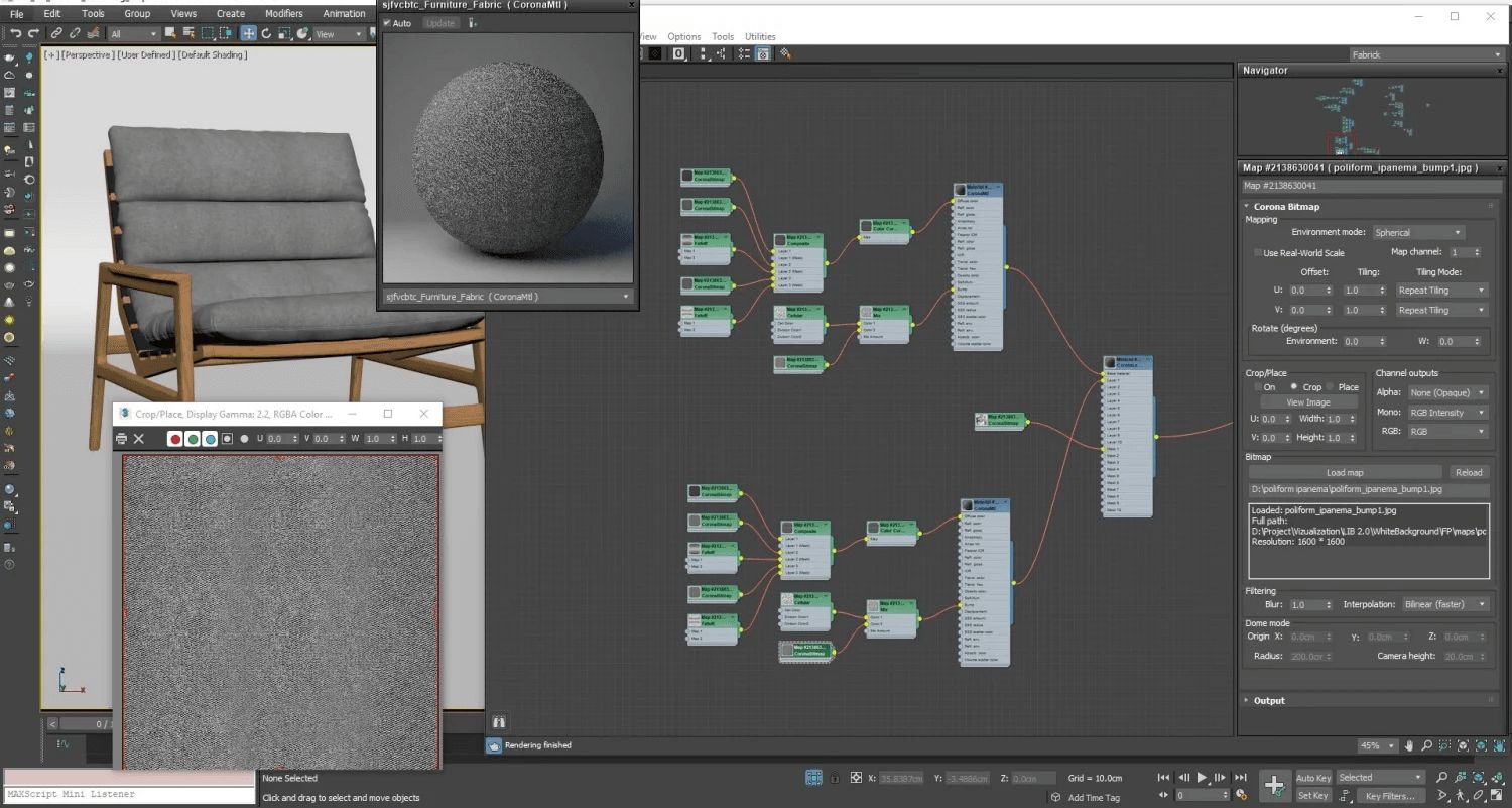 Texturing upholstered furniture