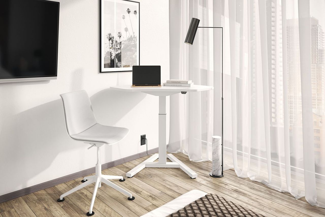 Commercial Desk 3D Visualization