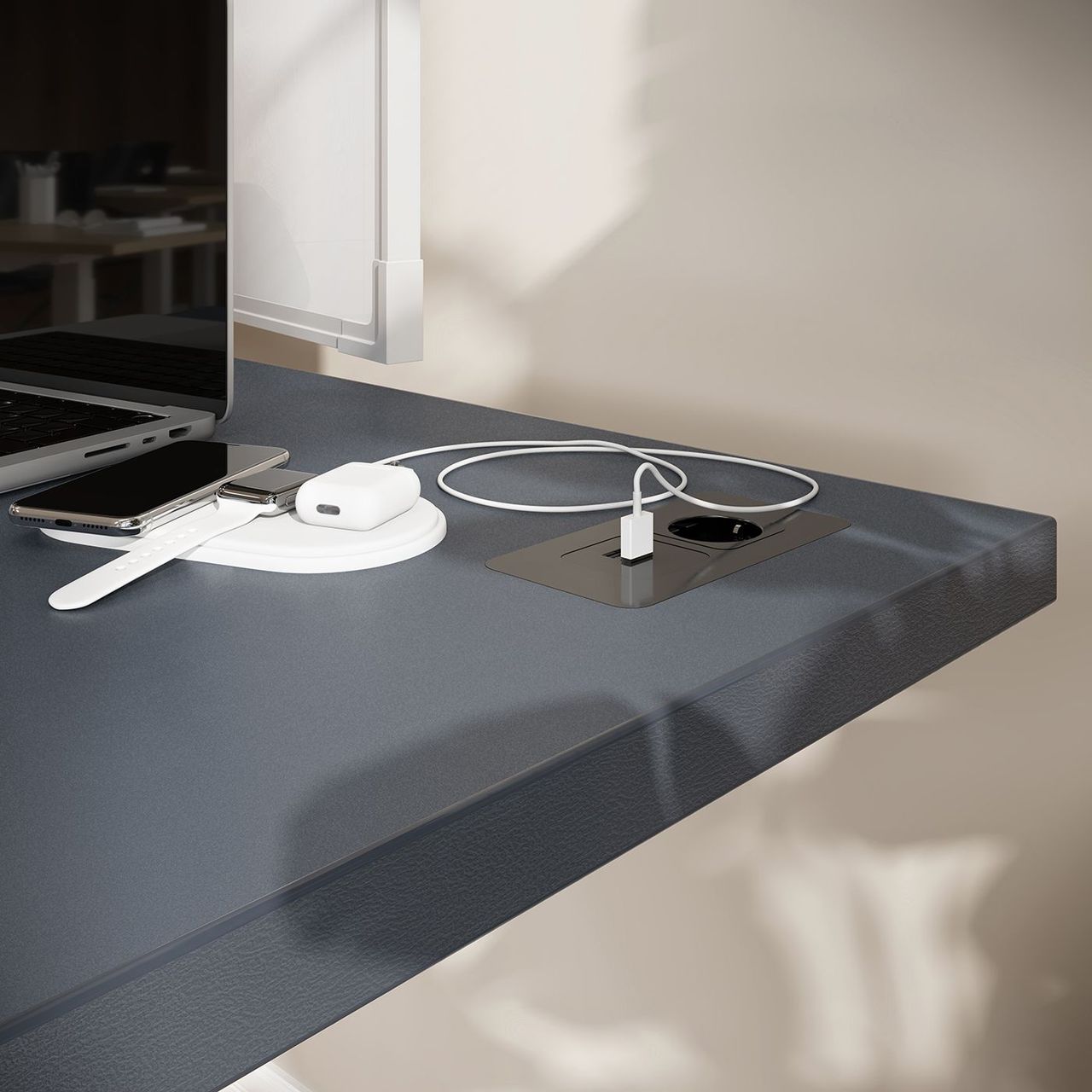 Office Desk Close Up CGI