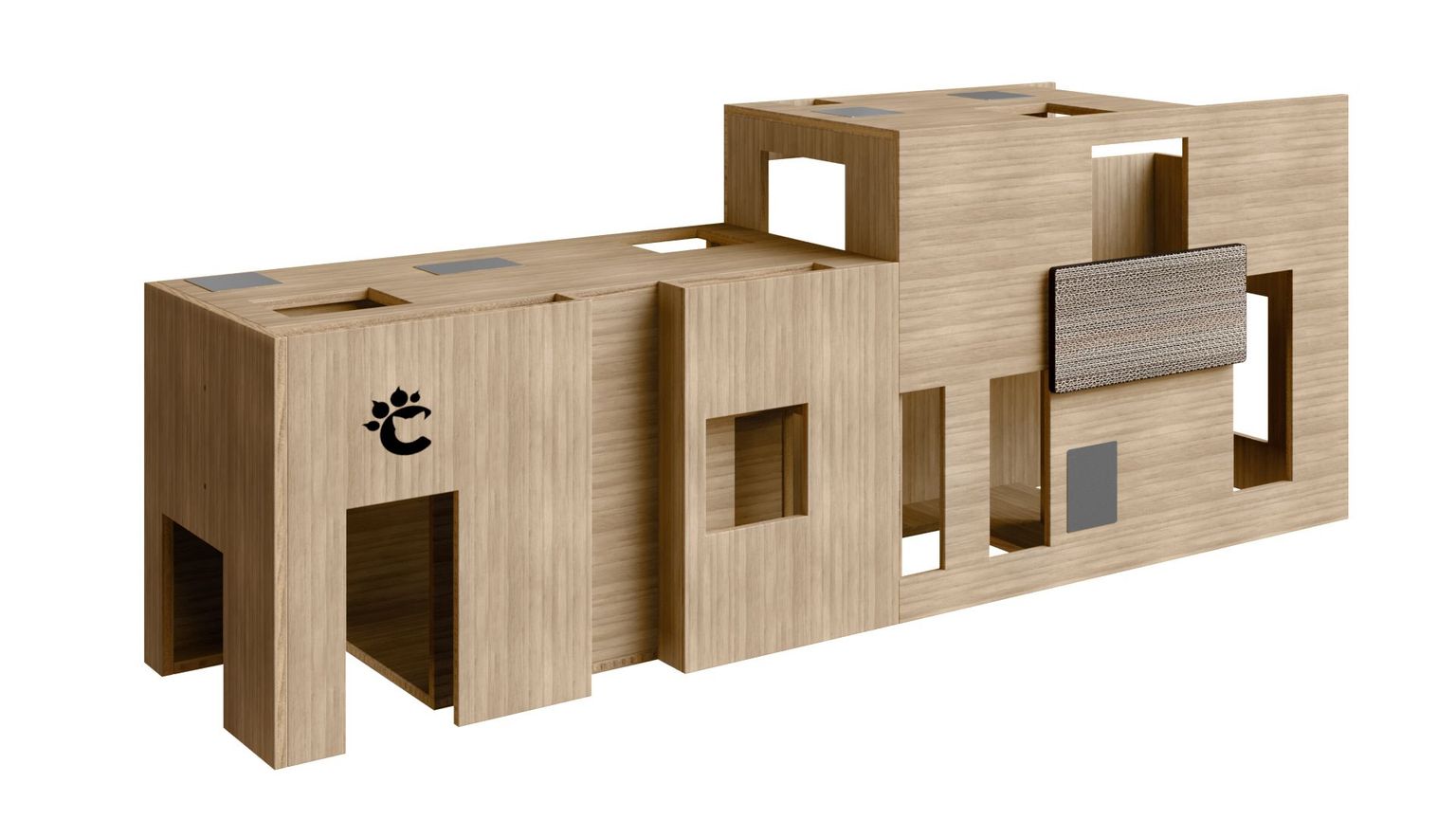 Cat Kingdom Render. Carbonized Version