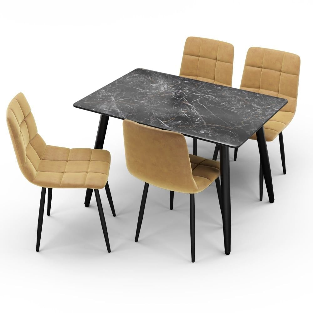 Dining Furniture Set 3D Rendering