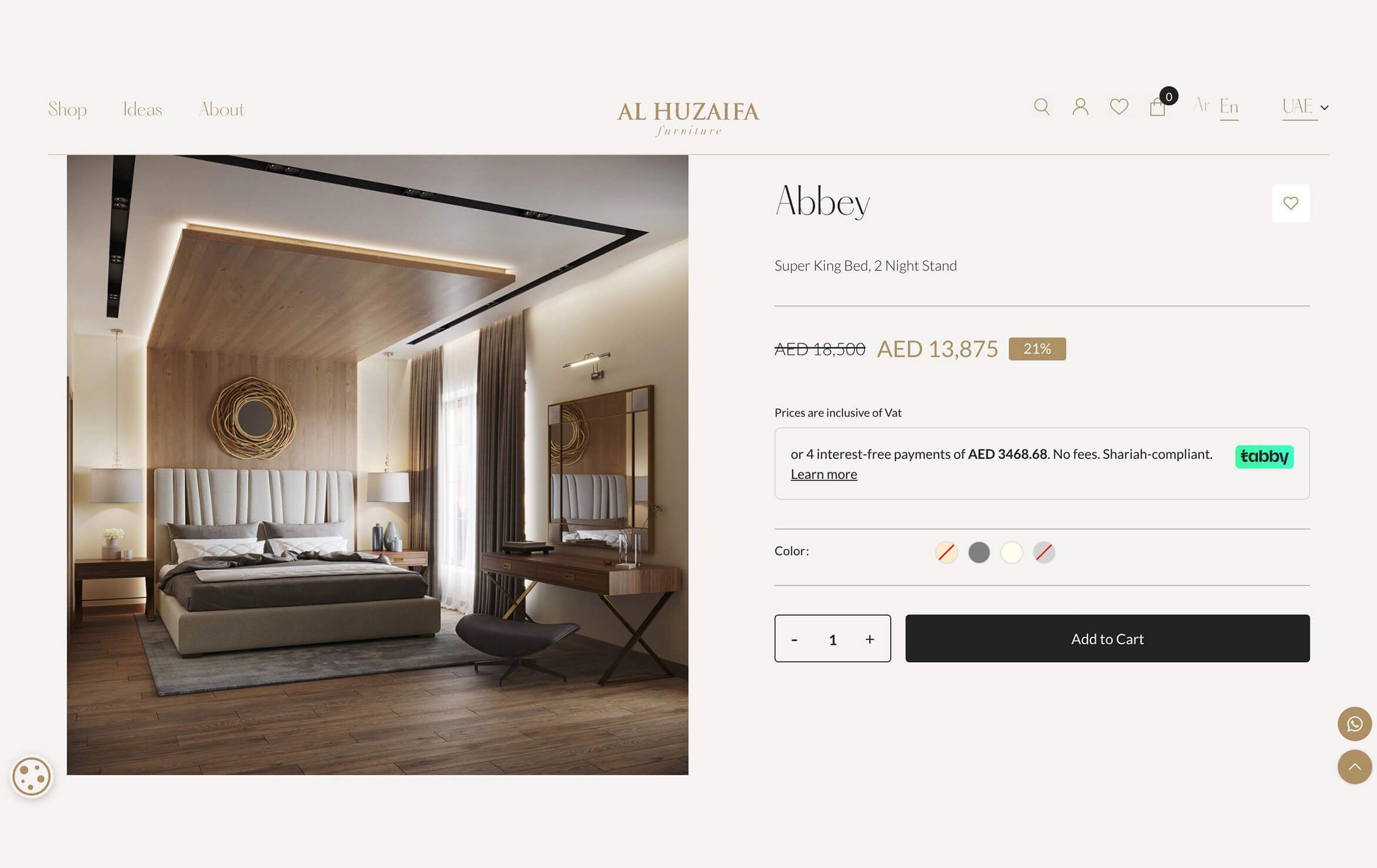 Lifestyle Product CGI for Al Huzaifa Website