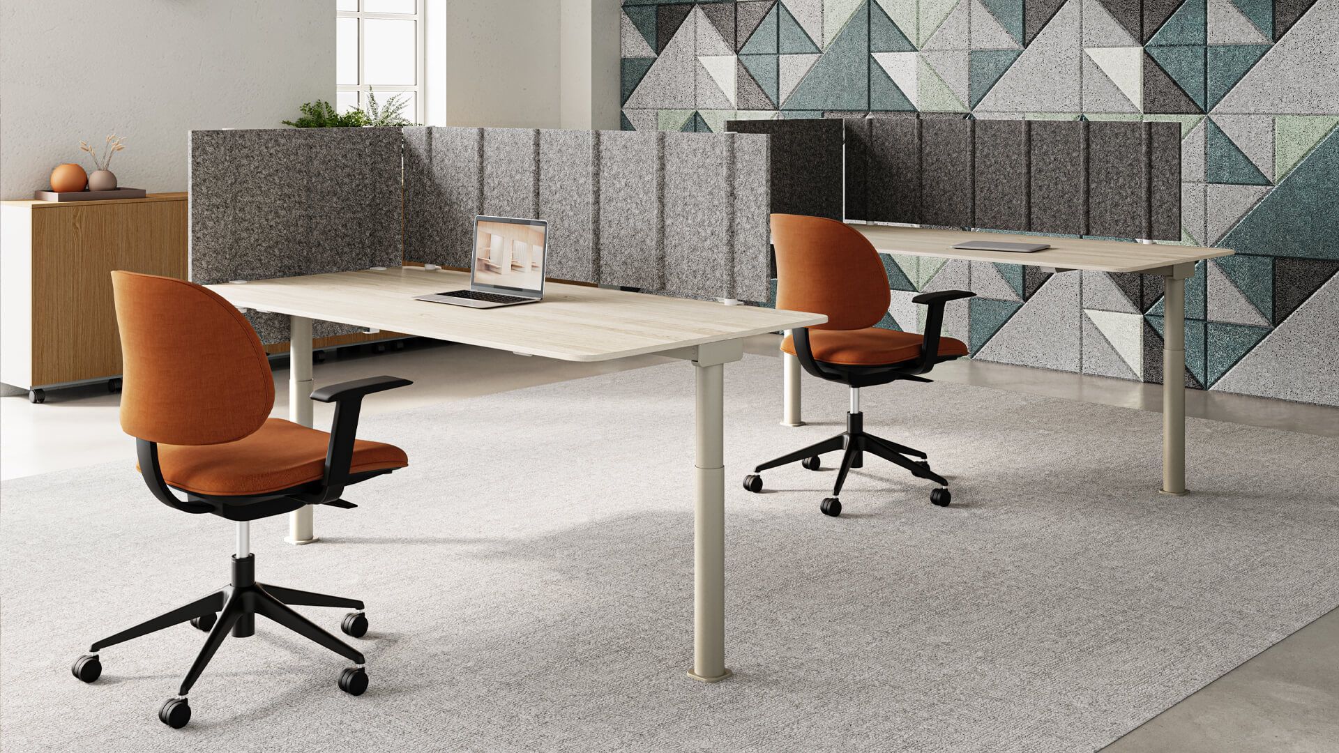 Acoustic Felt Screens Lifestyle 3D Image