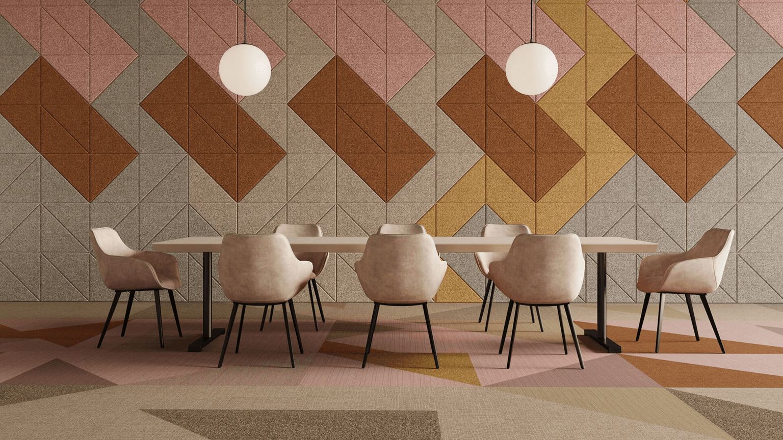 Lifestyle Rendering for Acoustic Panels Marketing