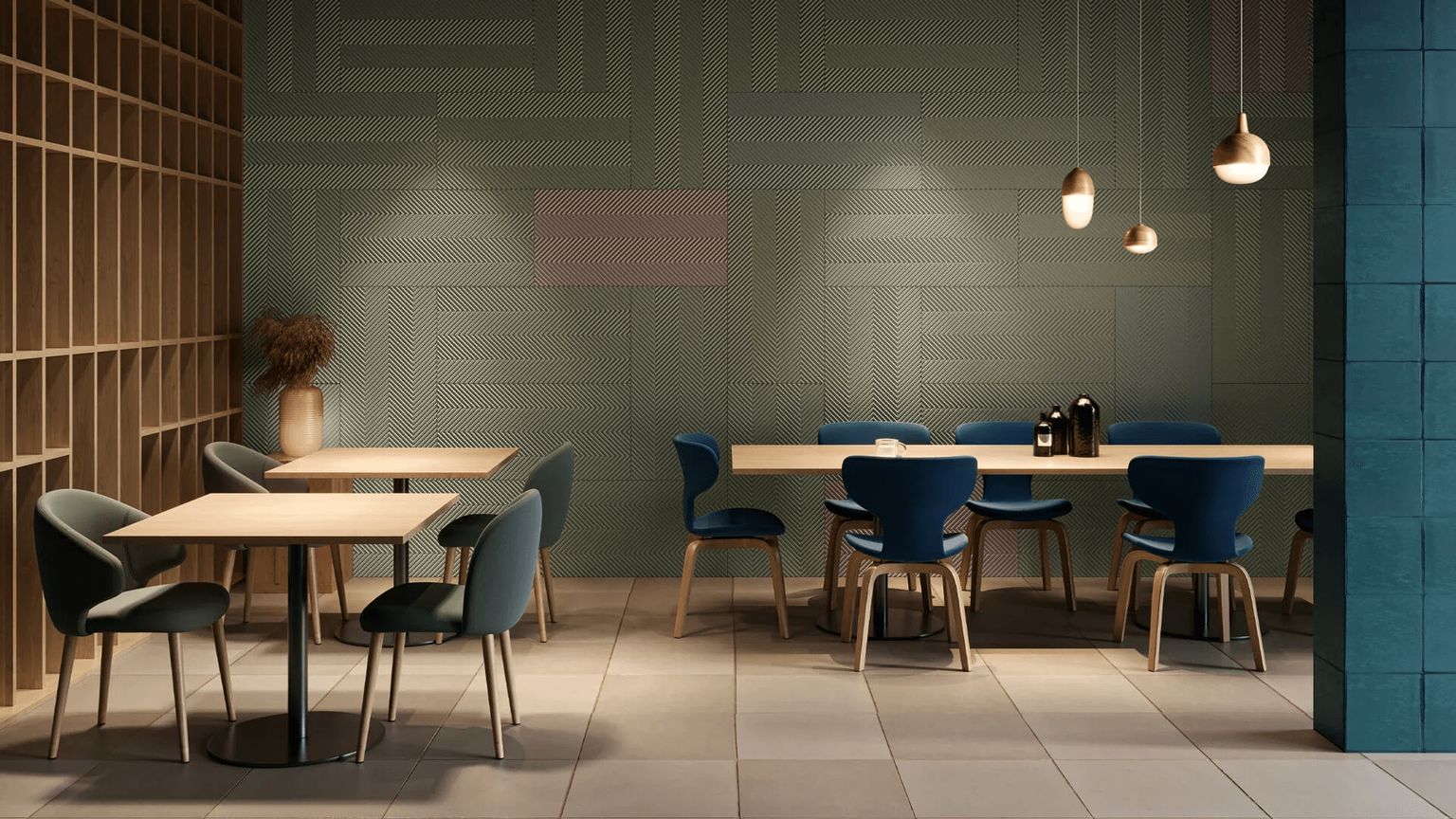 Lifestyle CG Visual for Acoustic Panels Marketing