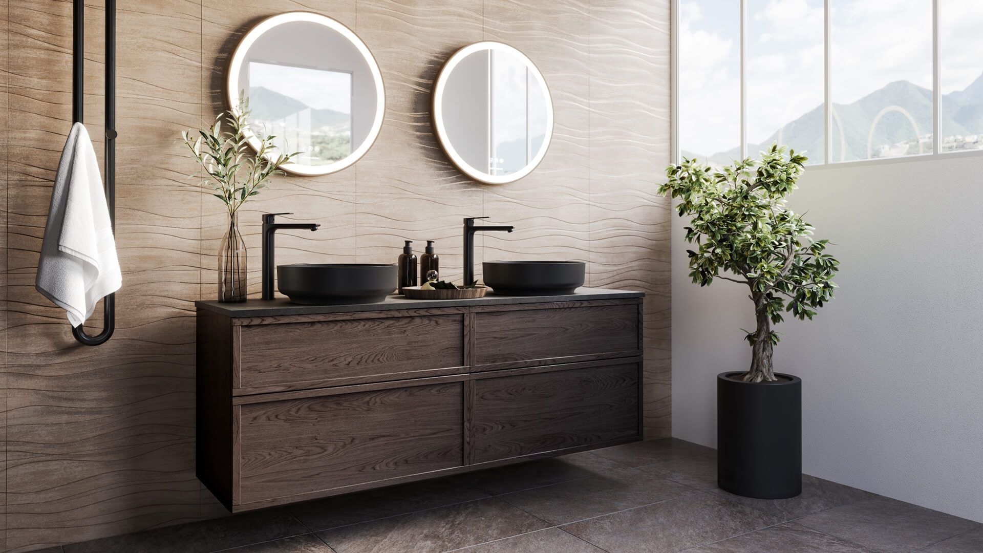 Bathroom Vanity Lifestyle CG Image