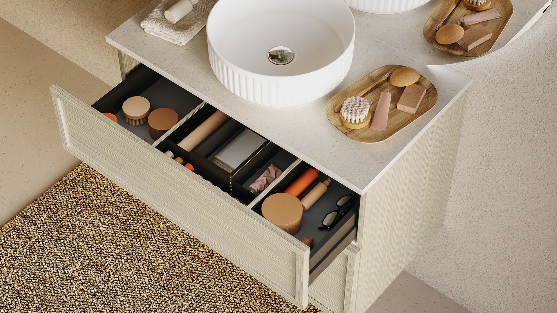 Bathroom Cabinet Lifestyle CG Image