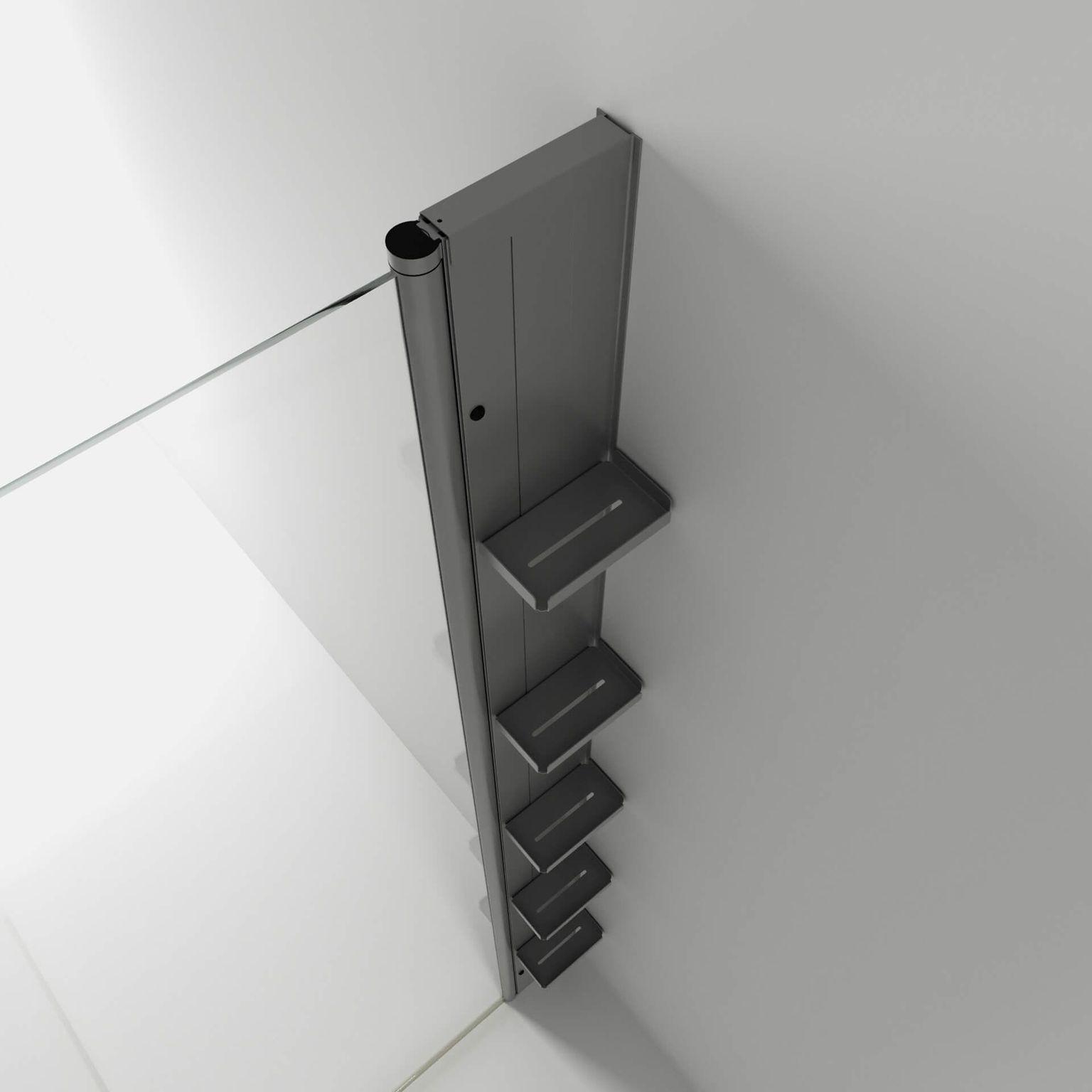 Shower Top View 3D Visualization