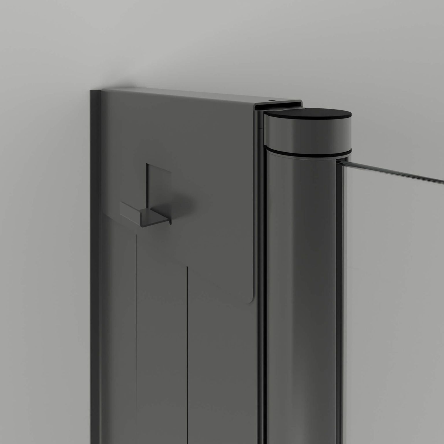 Detailed Shower Wall 3D Rendering