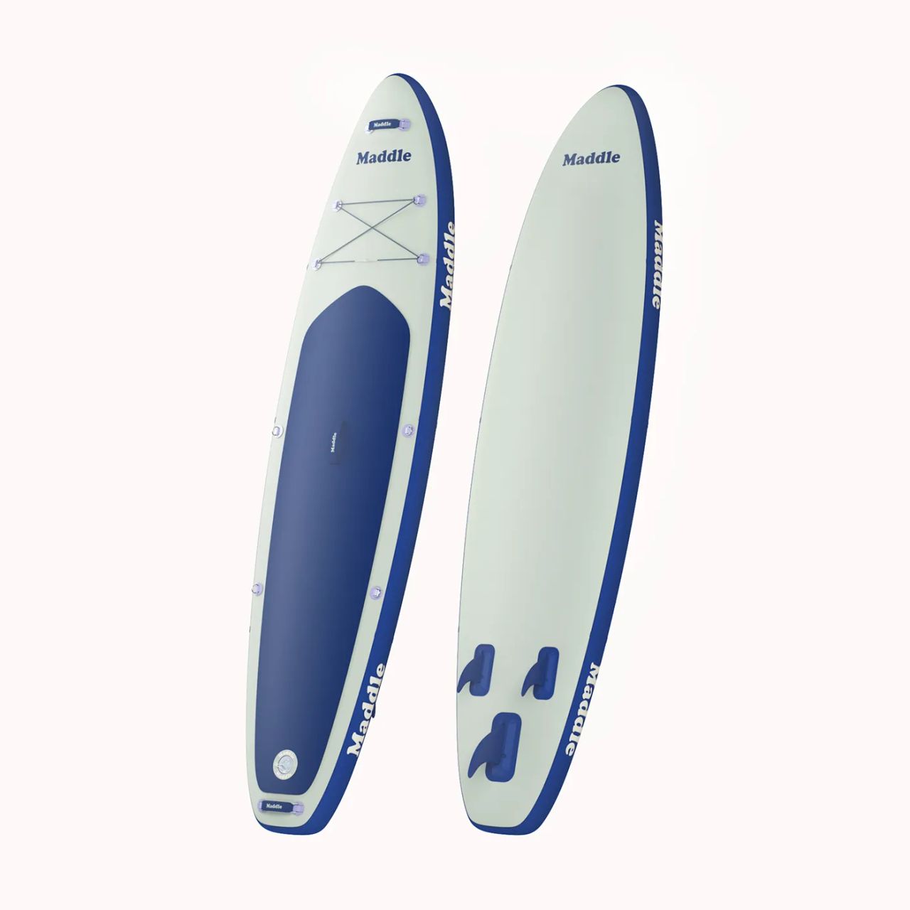 Blue Paddle boards 3D rendering