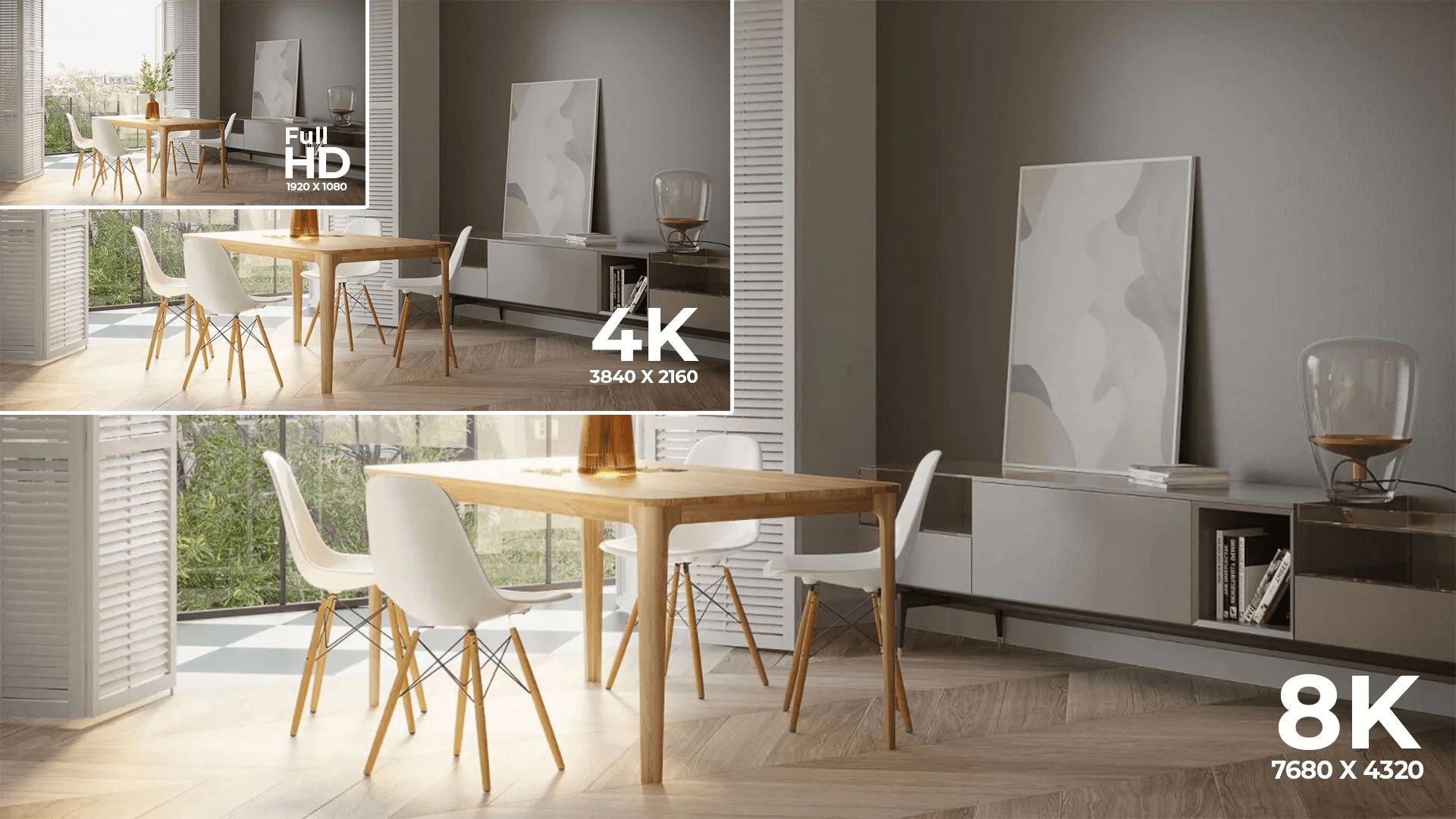 Imagery resolution affecting 3D rendering cost