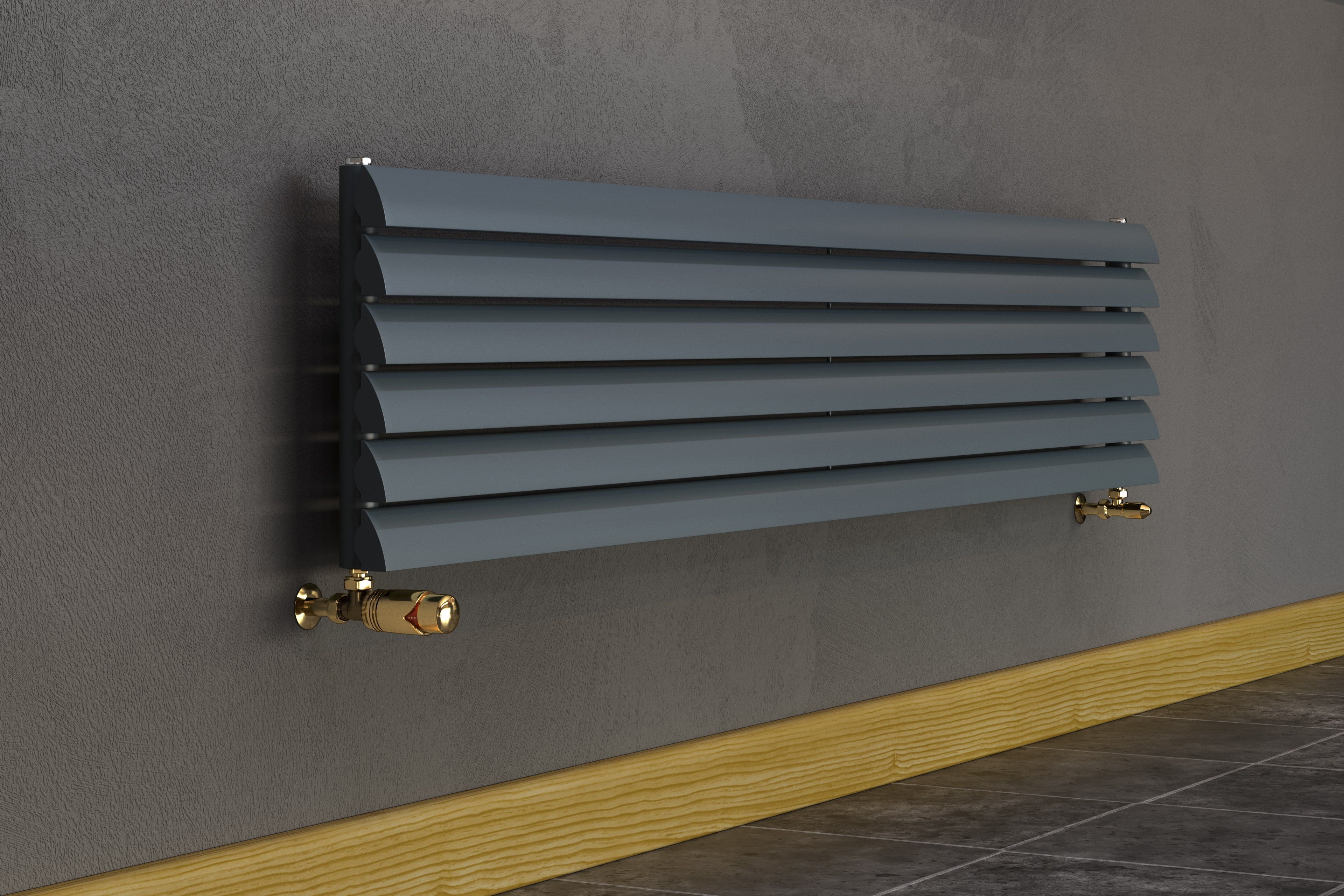 3D Visualization for a Black Electric Radiator