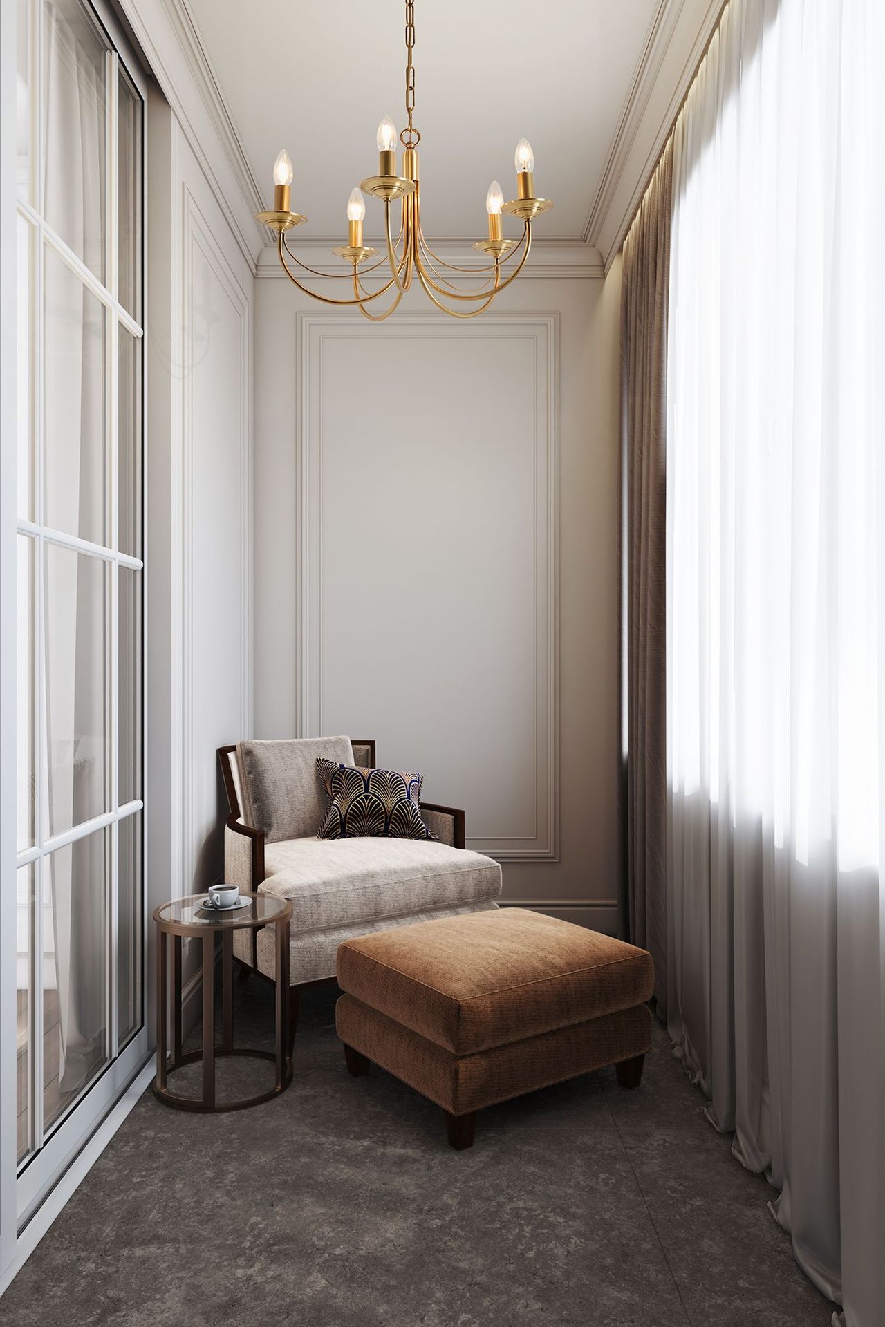 Cozy Nook Lamp 3D Rendering