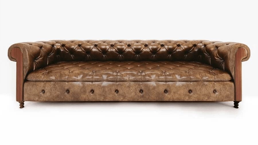 Leather Sofa Silo CGI