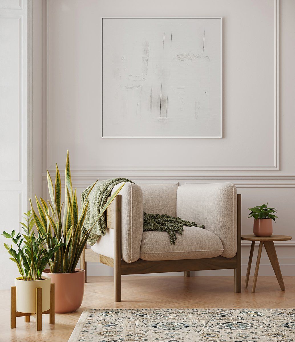 Lifestyle 3D Render of Plant Pots