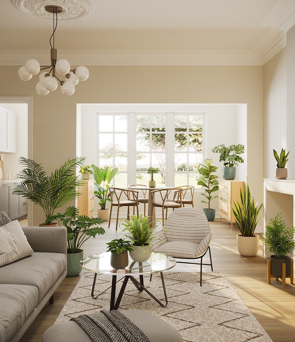 Lifestyle 3D Visualization of Plant Pots