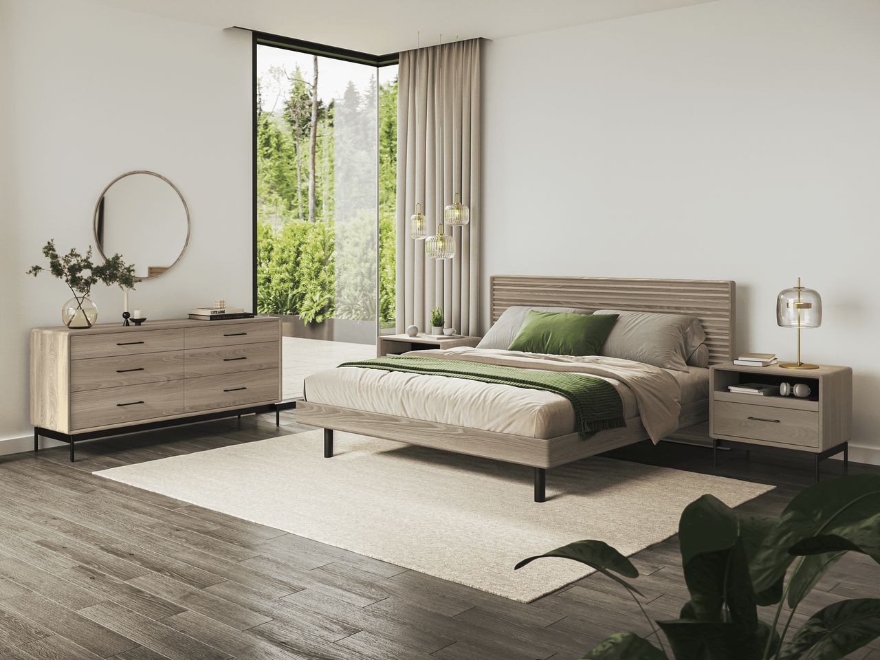 Bed Lifestyle Product CG Render