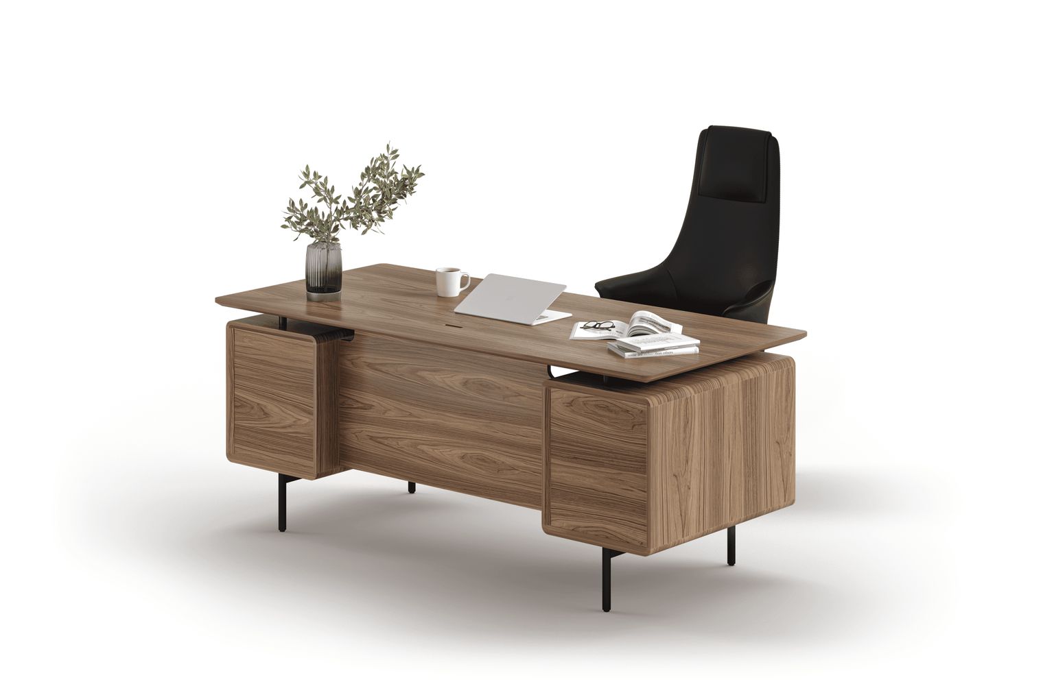 Office Desk Silo CGI