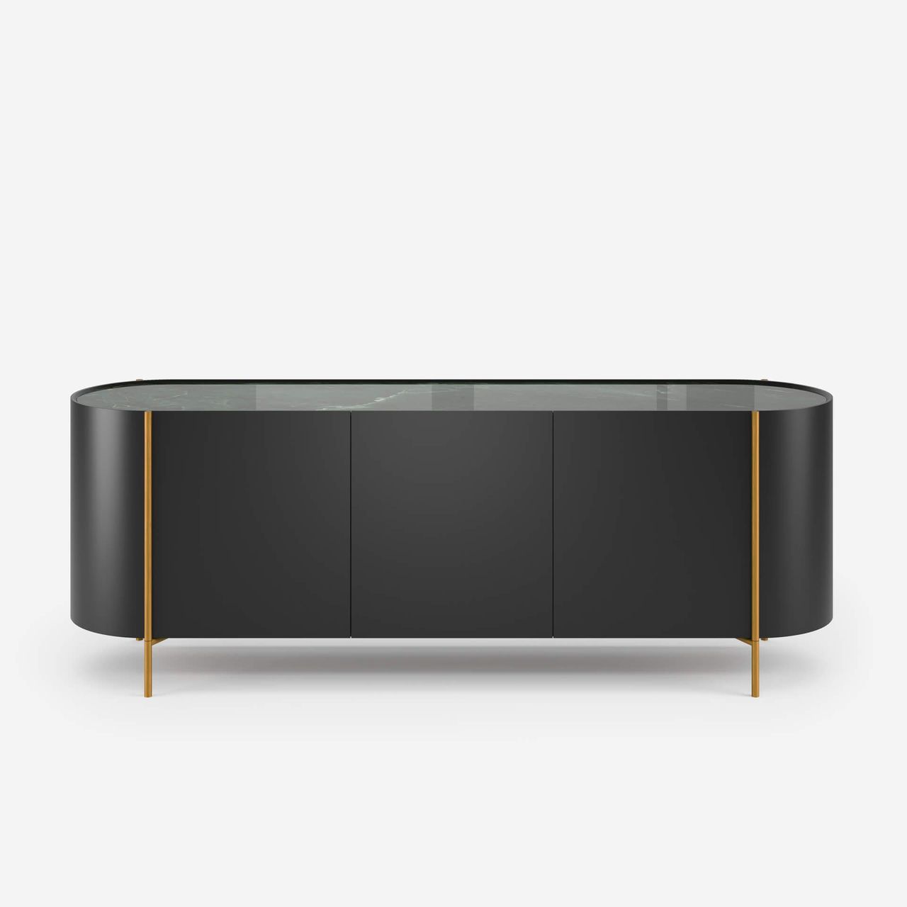 Silo 3D Visualization of Black Cabinet