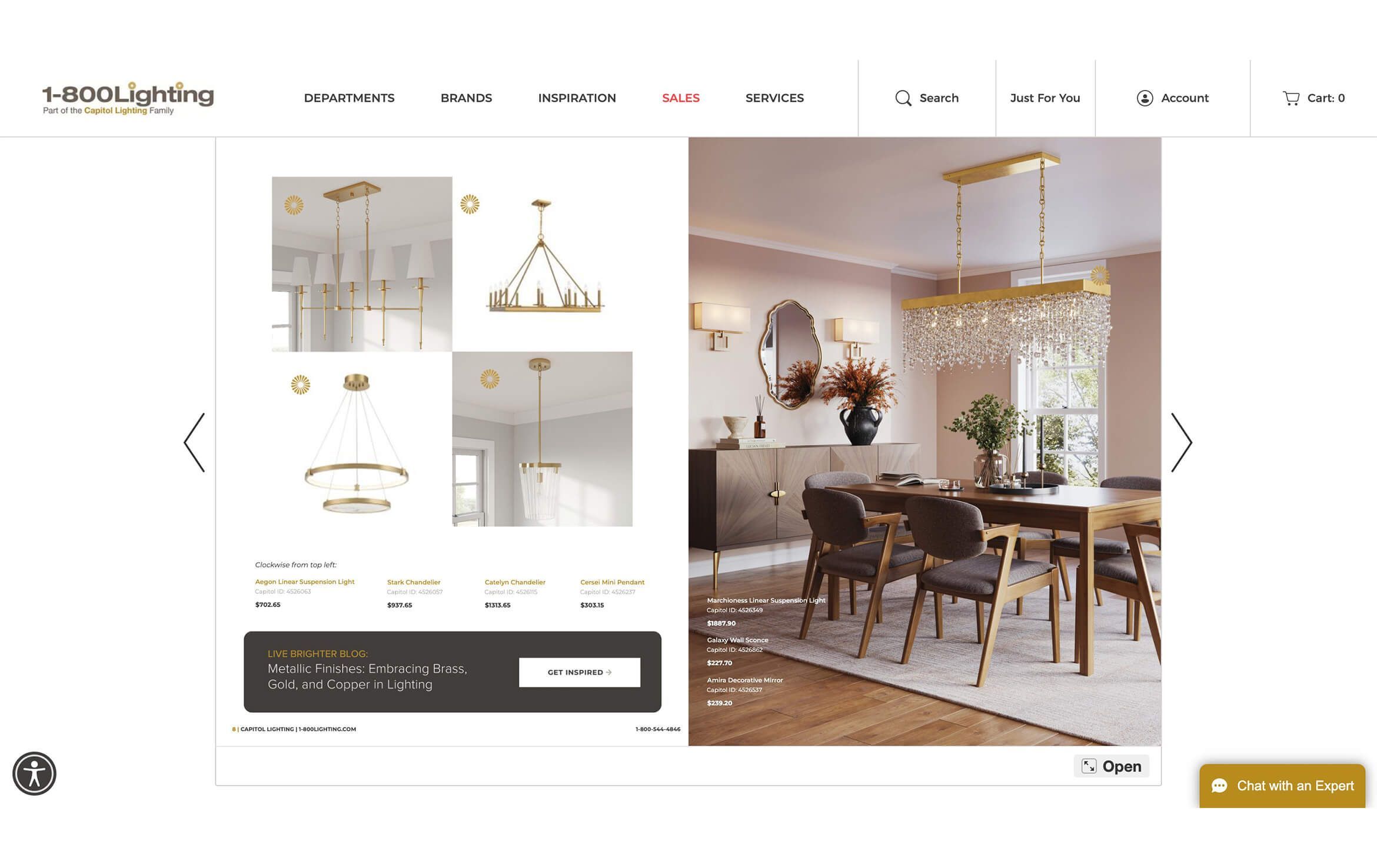3D Rendering of Light Fixtures for Product Catalog