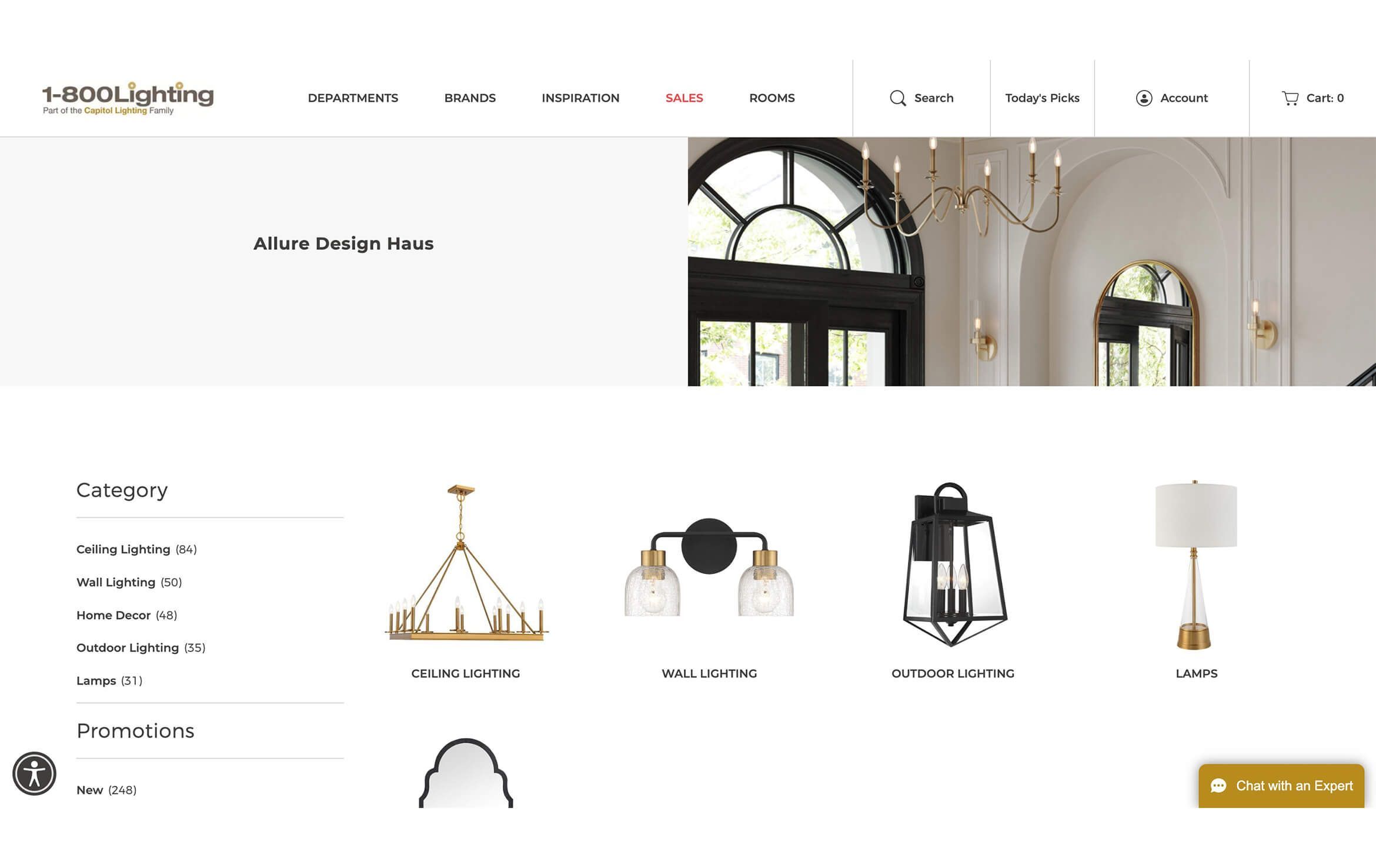 3D Rendering of Light Fixtures for Ecommerce