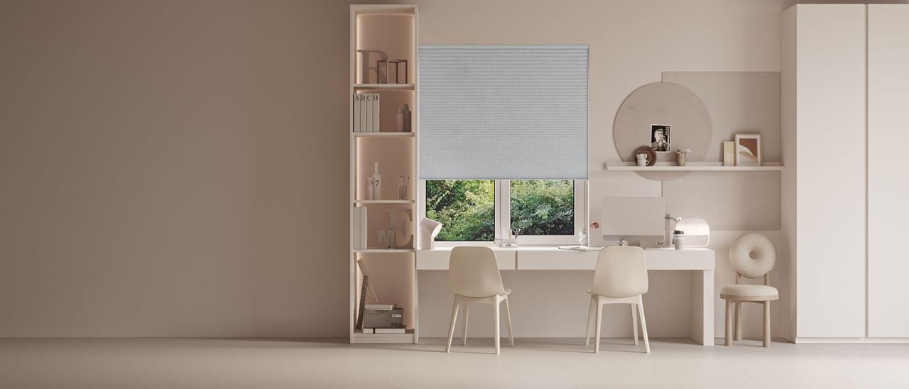 Cream Lifestyle 3D Rendering for Blinds