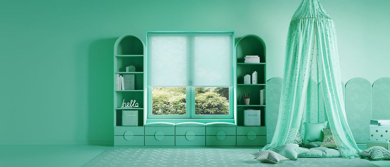 Mint Lifestyle 3D Rendering for Blinds