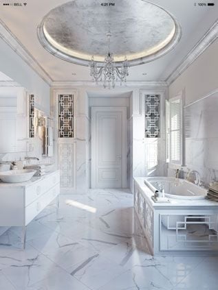 Atmospheric CG Lifestyle for Classy White Finishes
