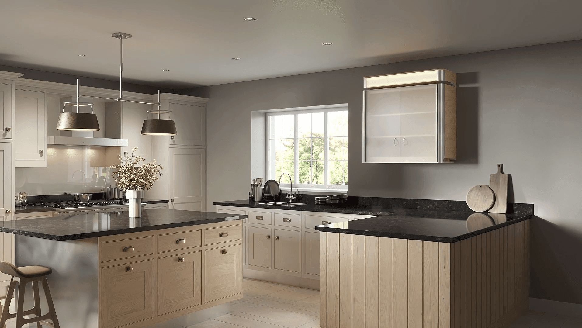 CG Product Image for Kitchen Furniture in a Lifelike Setting