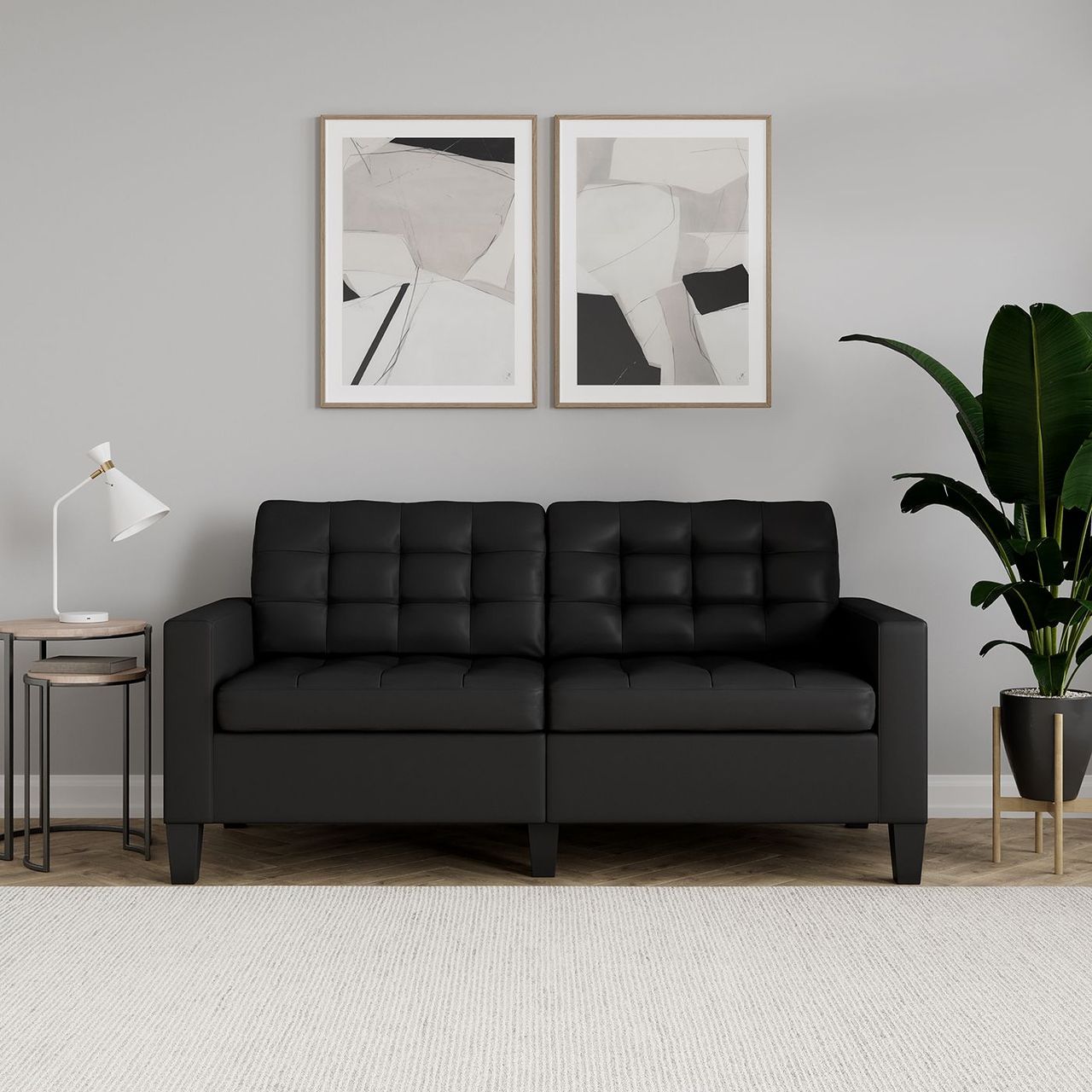 Black Sofa Lifestyle CGI