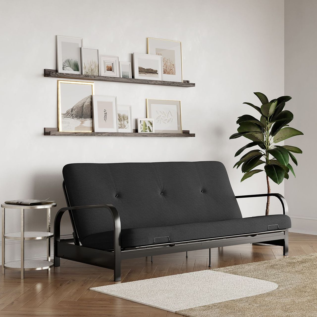 Dark Grey Sofa Lifestyle CGI