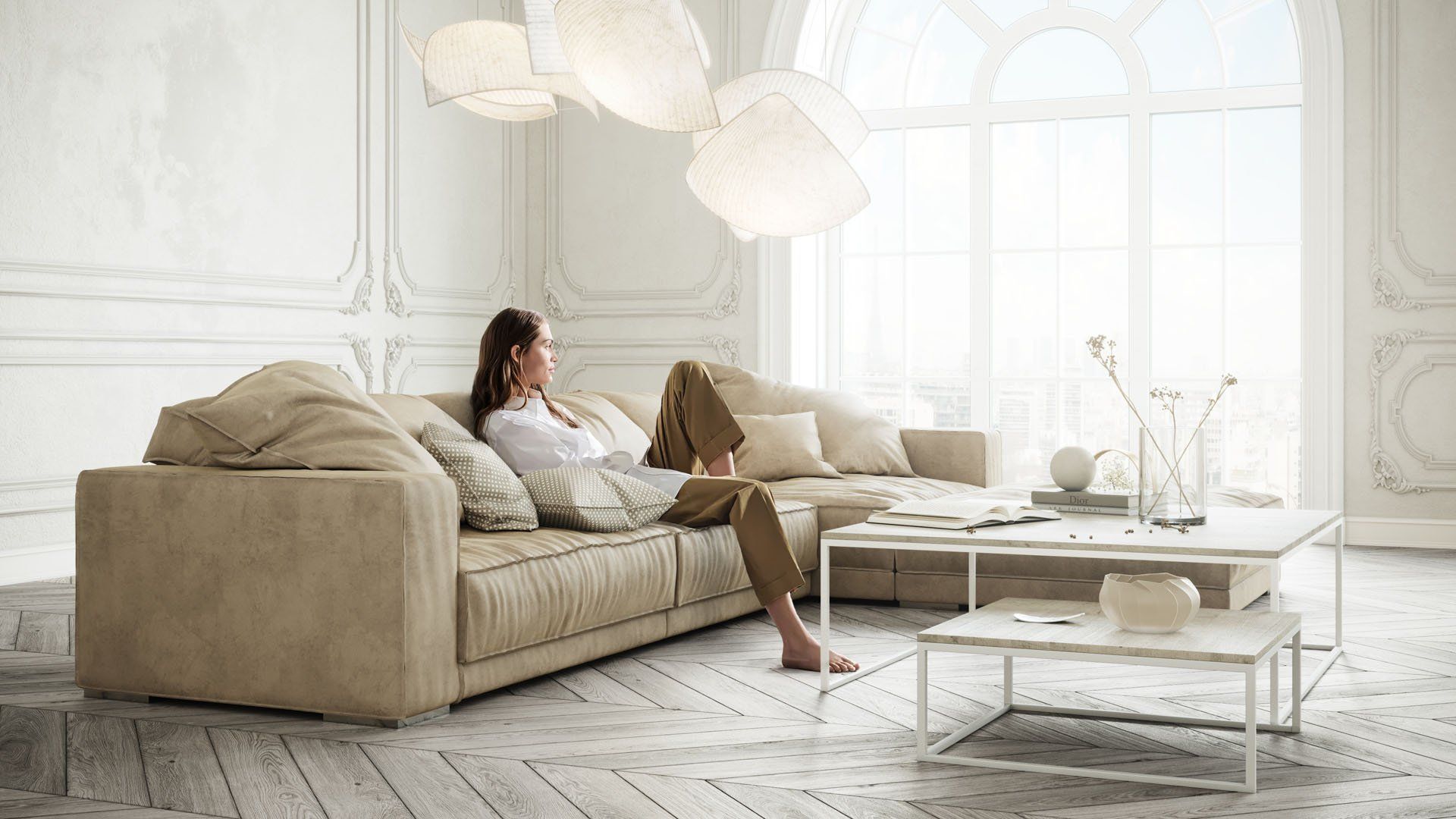 CGI Sofa in Advertising