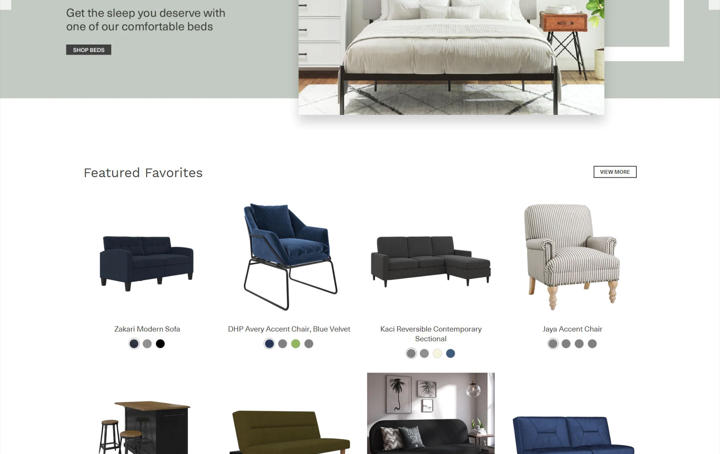 3D furniture visualization featuring modern sofas, accent chairs, and sectional in a photorealistic rendering