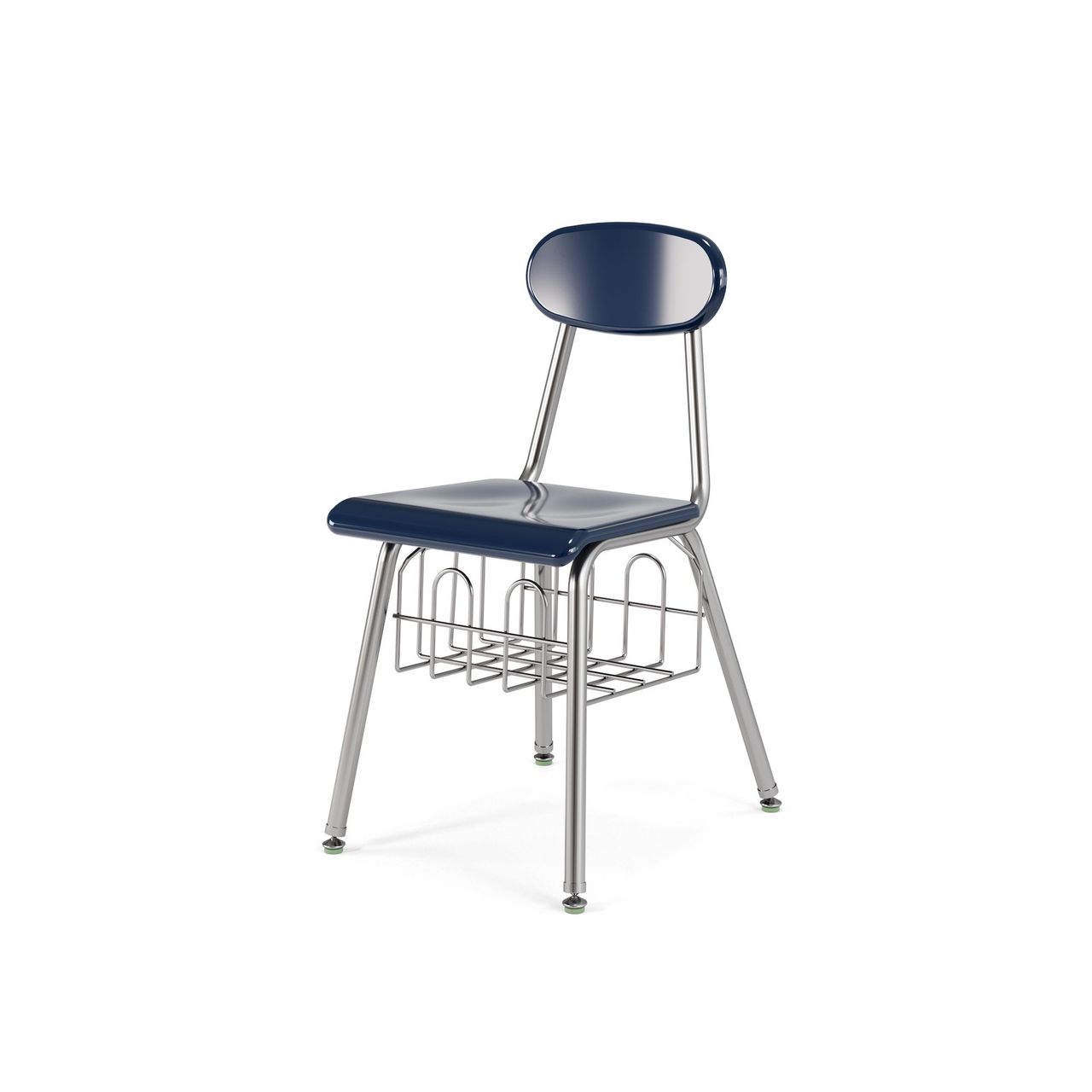 Dark Blue Chair Silo Render