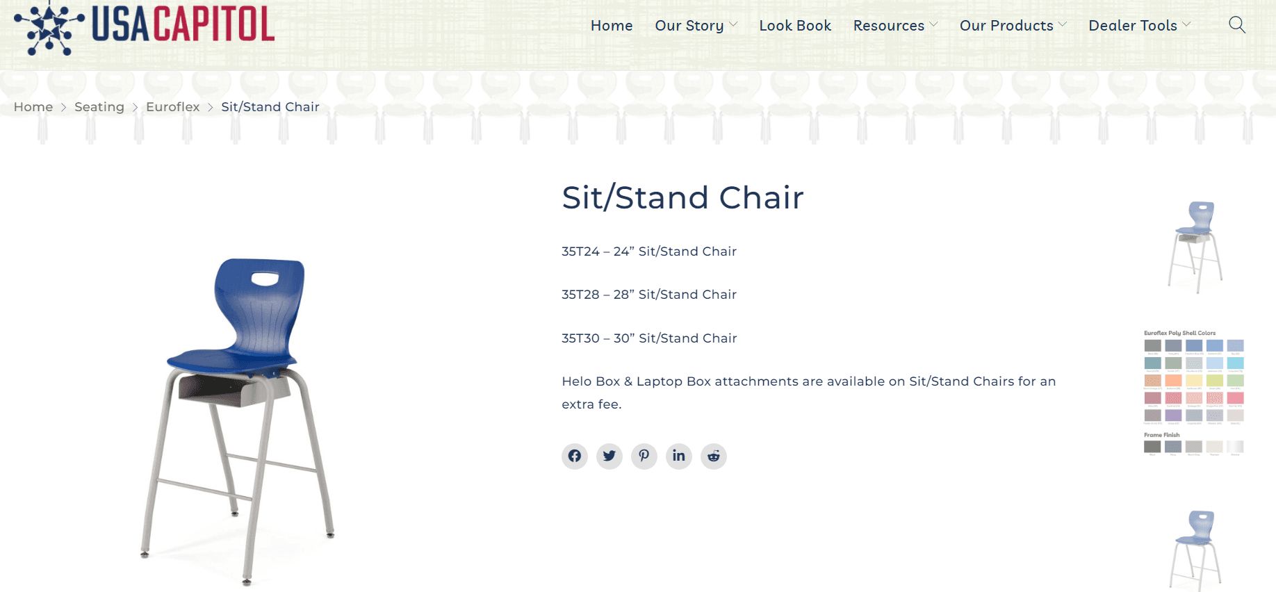 Classroom Furniture CGI for USA Capitol Website
