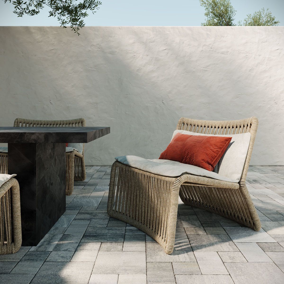 Patio Paving Slabs 3D Visualization