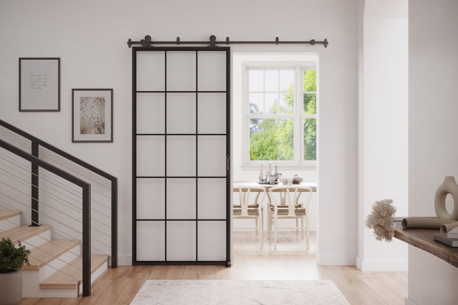 Entrance Hall Lifestyle Front View: 90-Degree