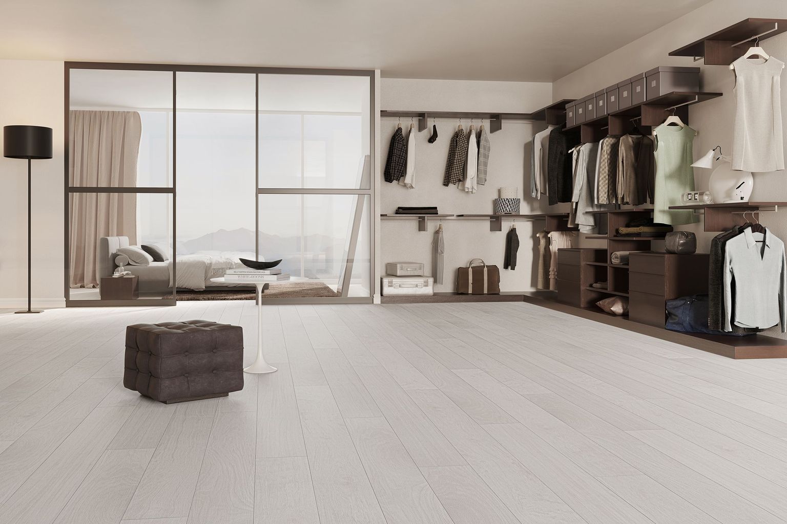 Wardrobe Floor 3D Visualization