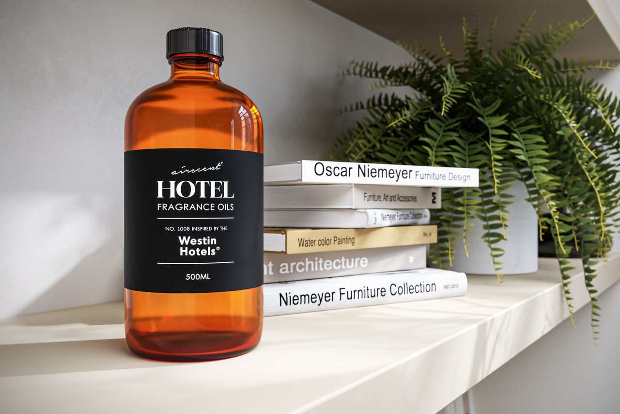 Fragrance Bottle Lifestyle 3D Render