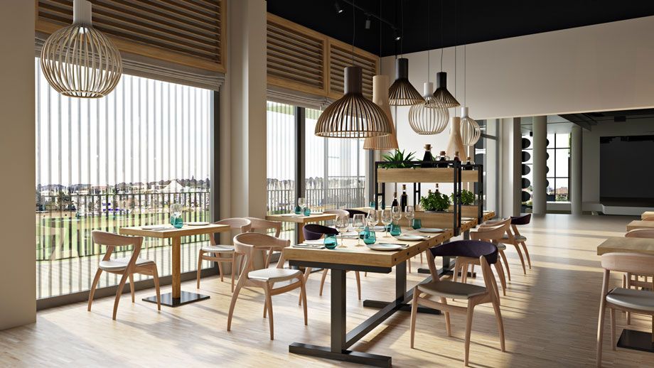 CG Rendering for a Restaurant Interior Design