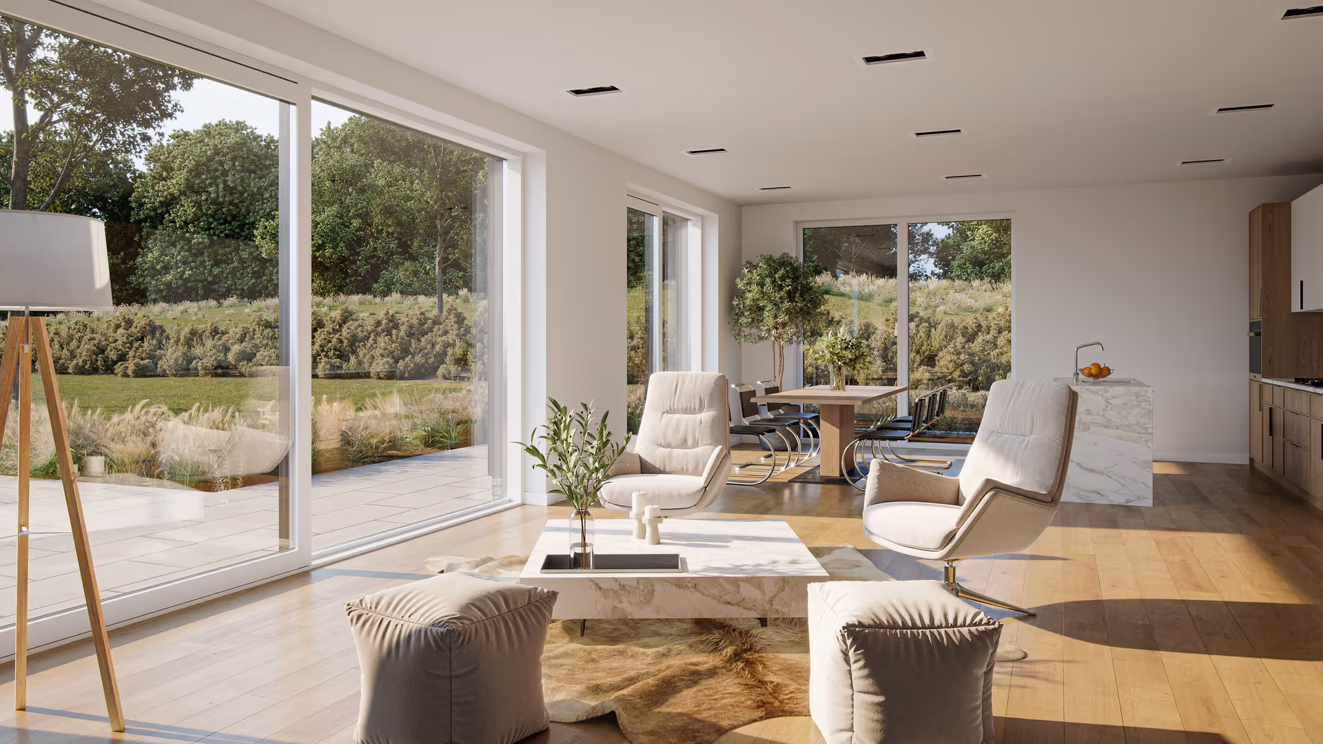 Lifestyle CGI for Glass Door and Windows