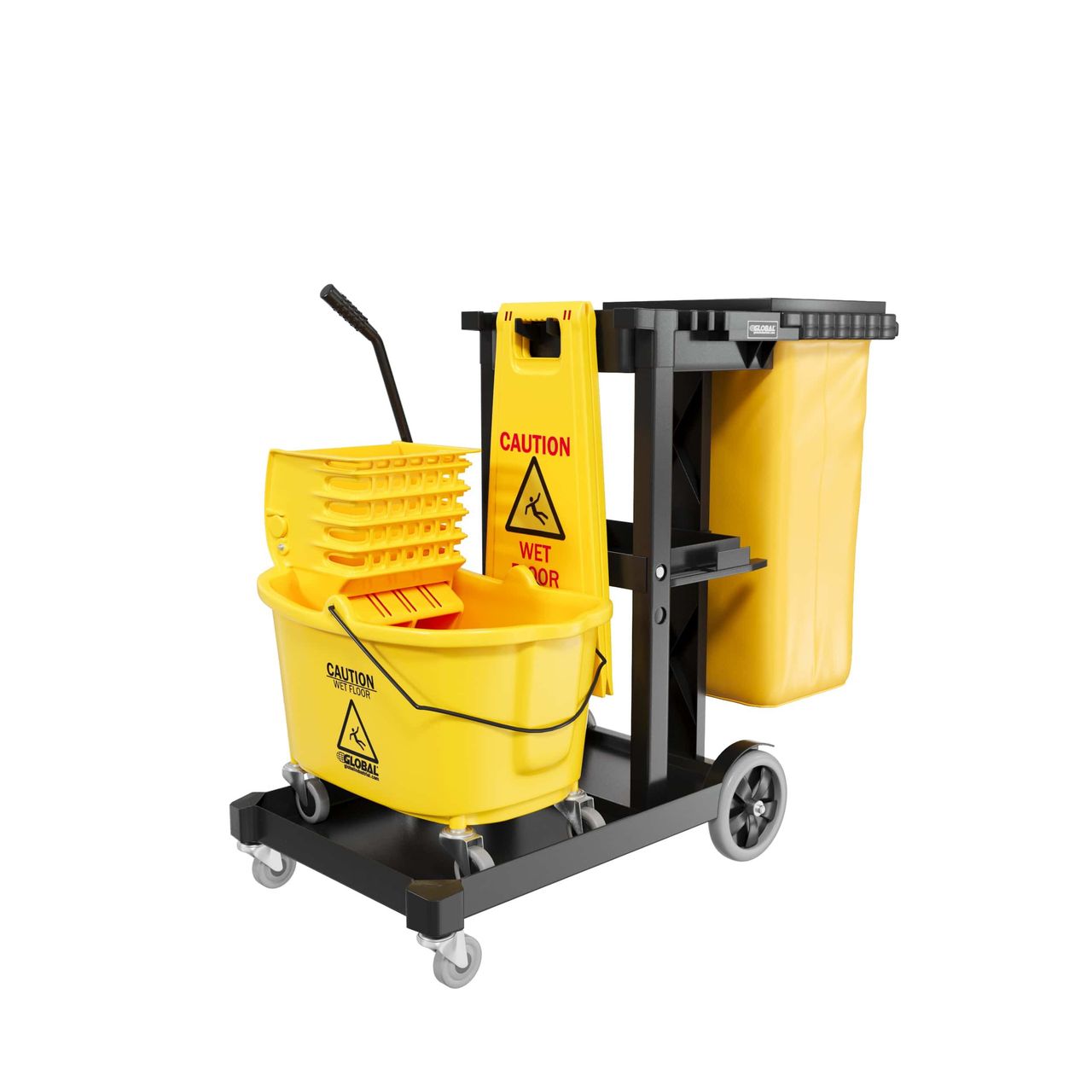 Janitorial Cart Silo Product Rendering
