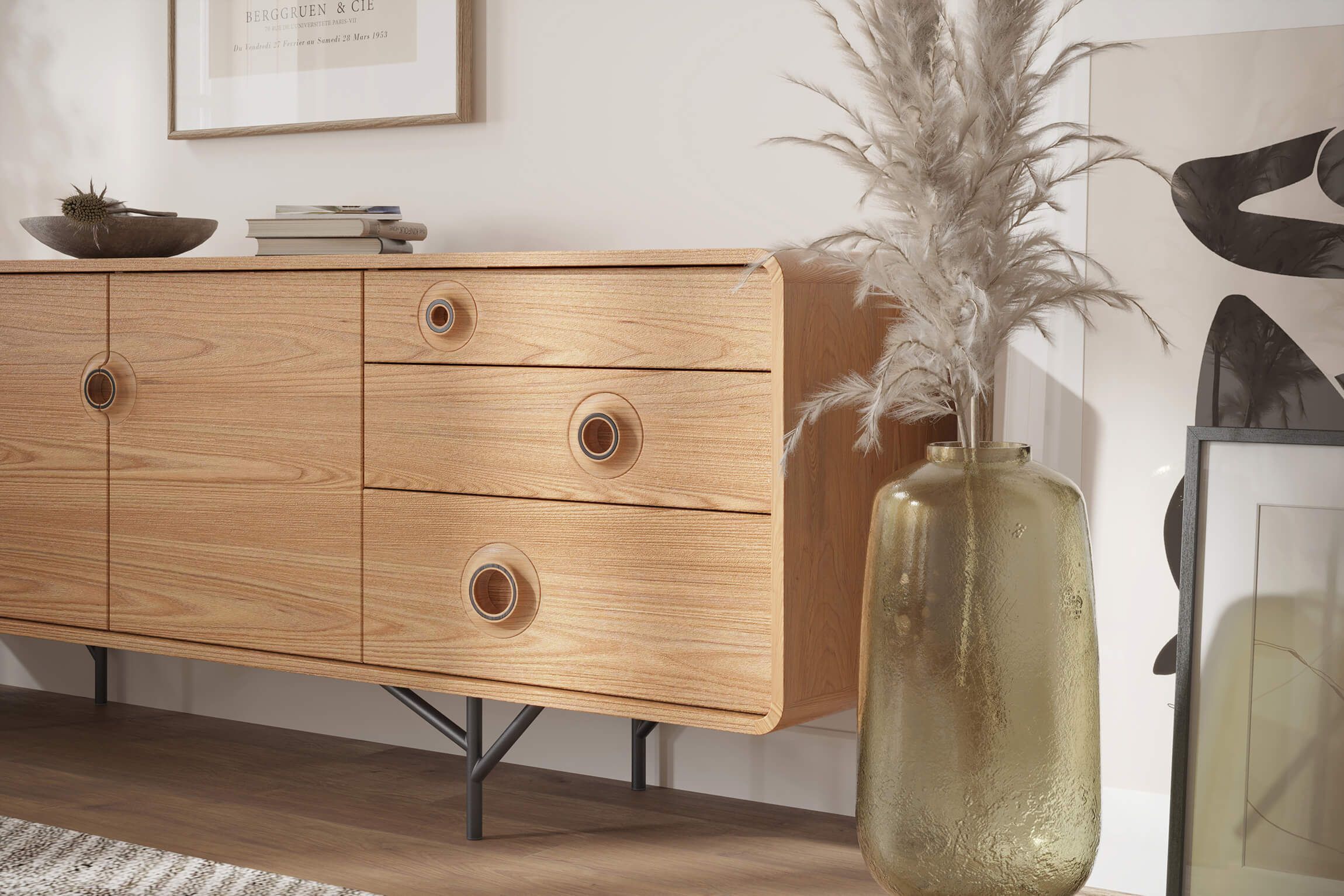 Lifestyle 3D Visualization of Sustainable Furniture