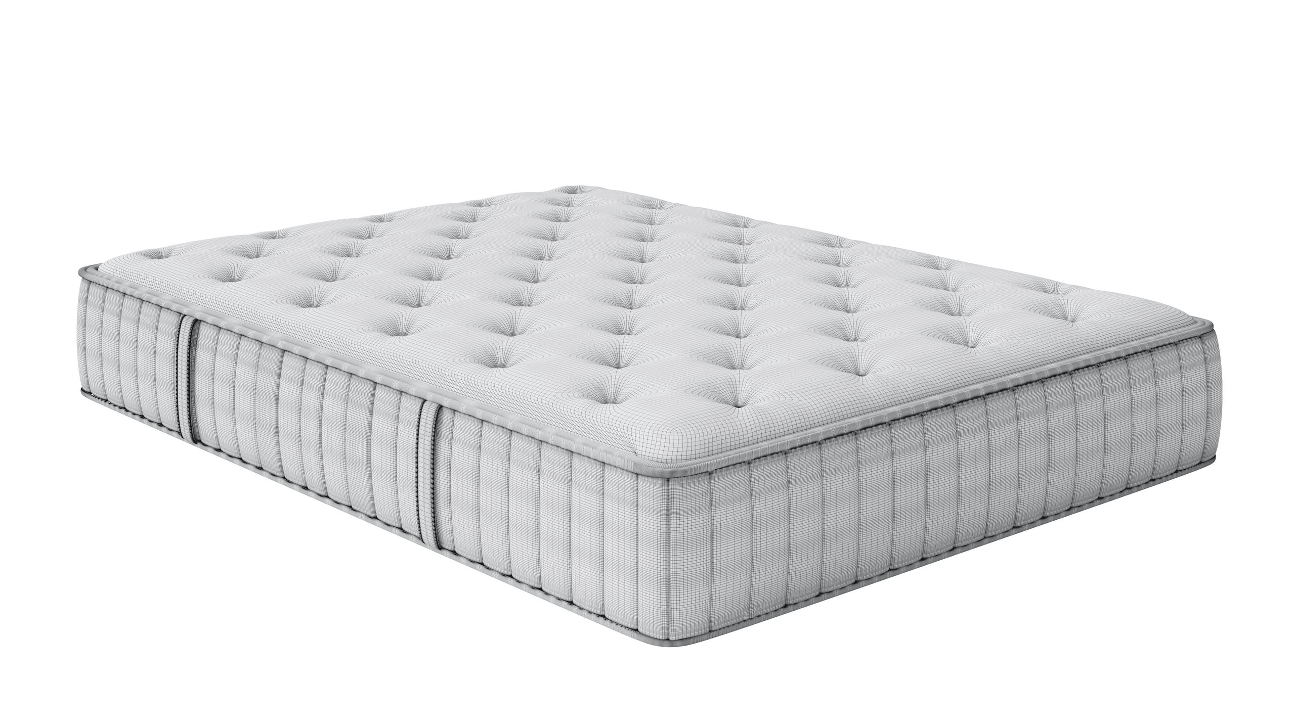 High-quality 3D Model of a Mattress